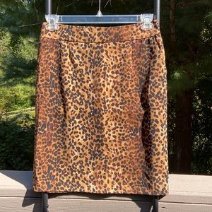 Animal print Pencil skirt